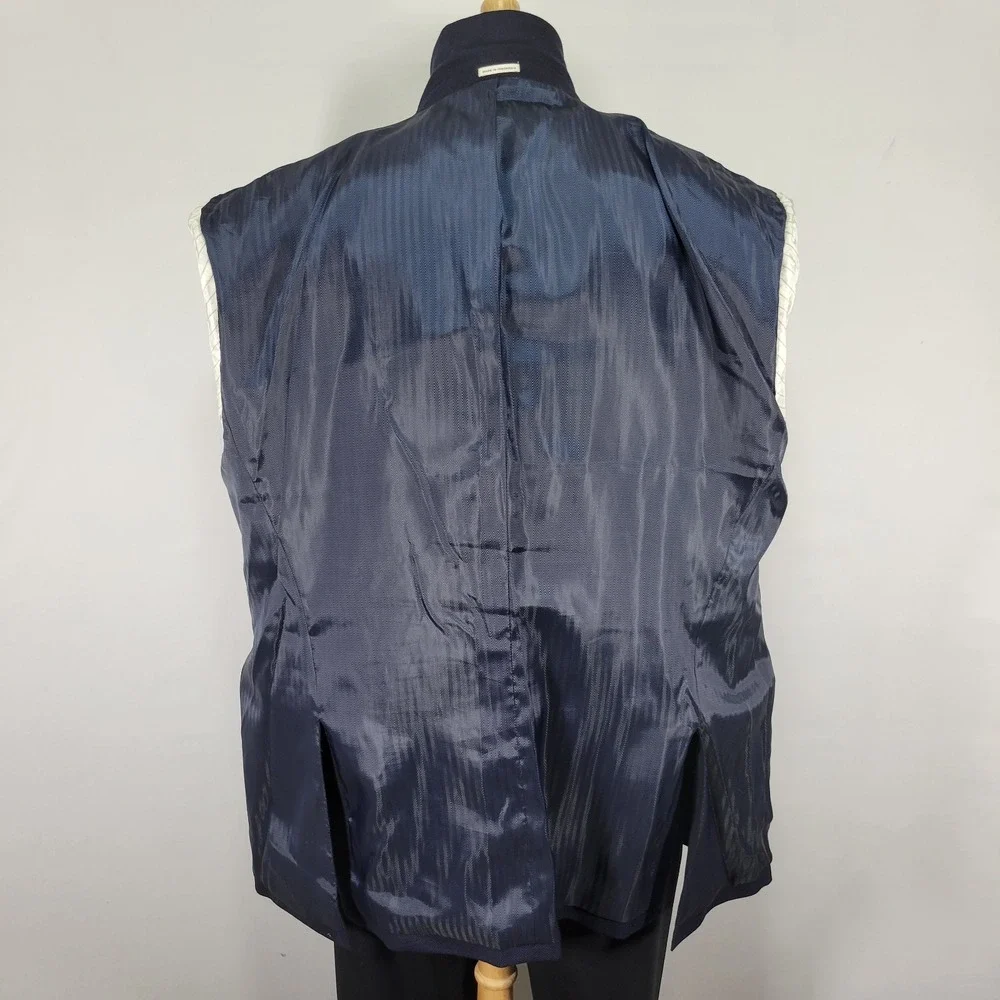 Joseph Abboud Men's Sport Coat Blazer Two Button Deep Navy Reda Super‎ 110s 50R